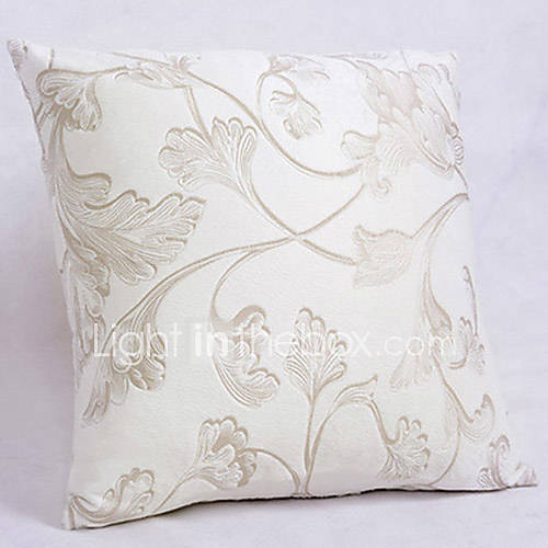 Country Trumpet Flower Pattern Decorative Pillow With Insert