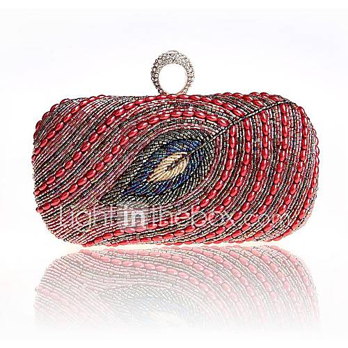 Metal Wedding/Special Occasion Clutches/Evening Handbags with Rhinestones/Imitation Pearls (More Colors)