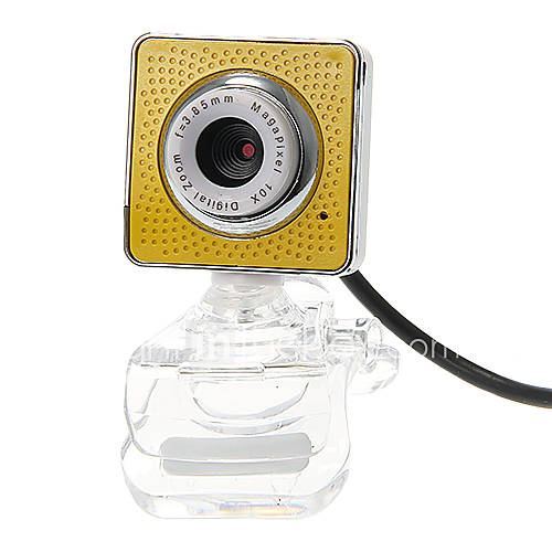 Square Shaped Desktop 8 Megapixel Webcam with Mic