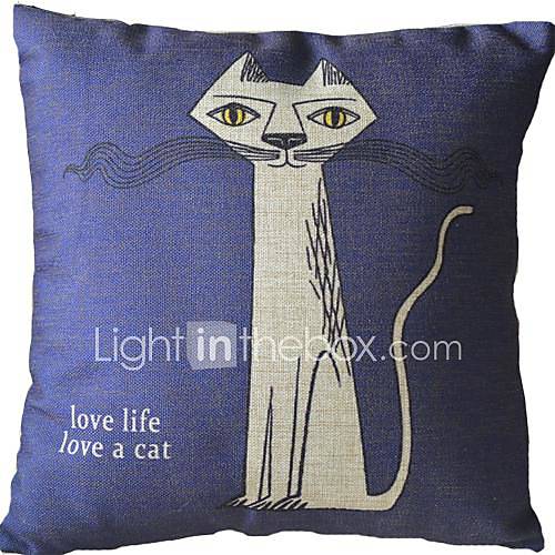 Love Cats Decorative Pillow Cover