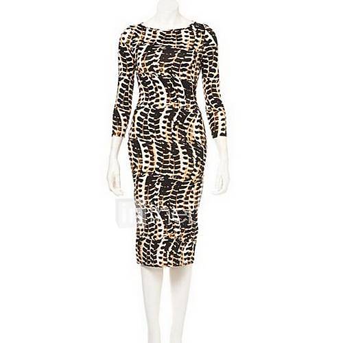 Womens Leopard Printed Dress