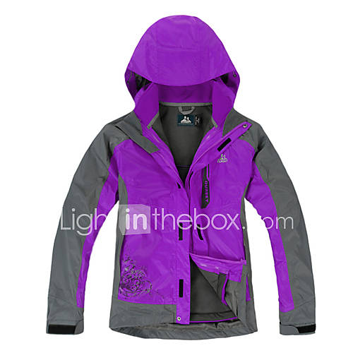 Oursky Womens Detachable Waterproof Windbreak Jacket