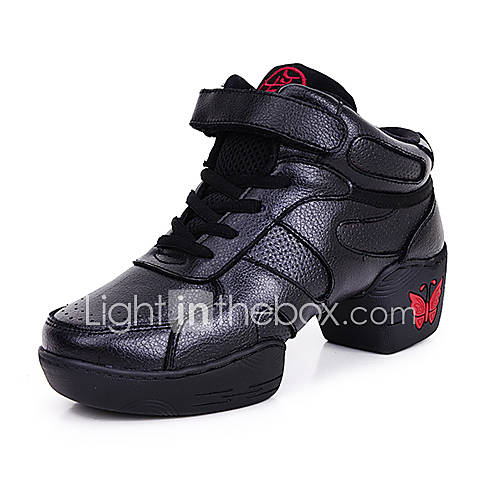 Stylish Womens Leather Upper Modern Dance Shoes