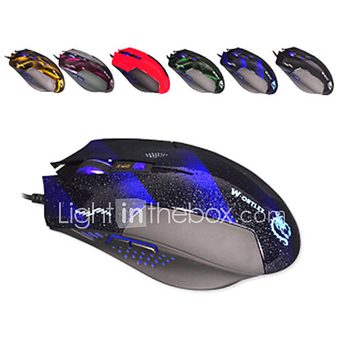 USB Wired Multi keys DPI switched Gaming Mouse(Assorted Colors)