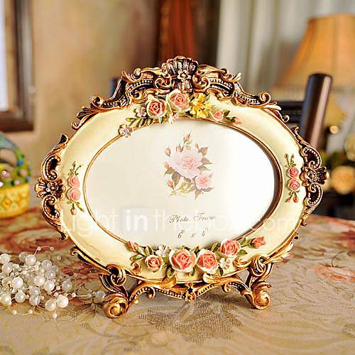 6Modern European Style Pearl Polyresin Picture Frame