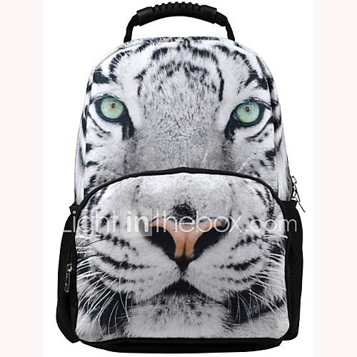 Veevan High Quality Unisexs Life like Tiger l School Backpack