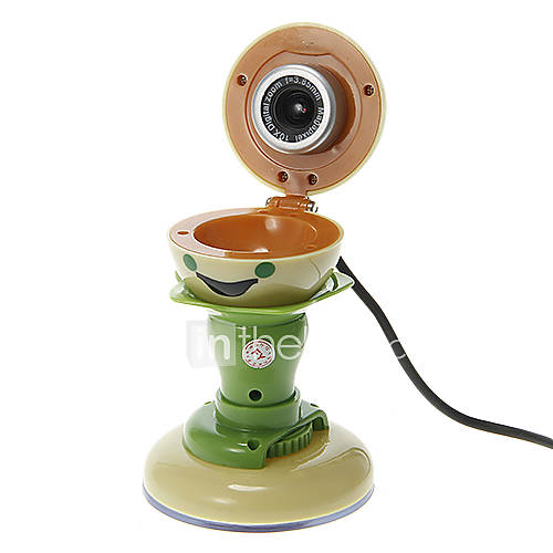 Pear Shaped Desktop 8 Megapixel Webcam with Mic