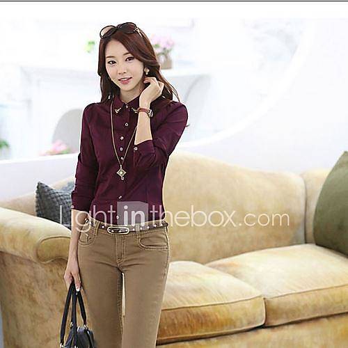 Womens Krean OL Shirt Collar Blouses(More Colors)