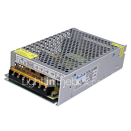 24V 5A Iron Case Power Supply   Silver (AC 110~220V)