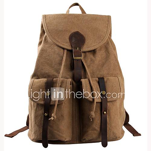 Veevan Unisexs Travel Leisure Canvas Backpack