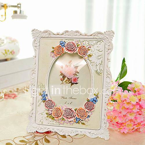 6Modern European Style Pearl Polyresin Picture Frame