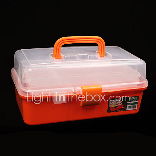 (32.61914.5) Plastic 3 Layers Multifunctional Tool Boxes