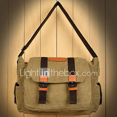 Mai Dou Dou Womens Simple Casual Business Single Shoulder Crossbody Tote(Khaki)