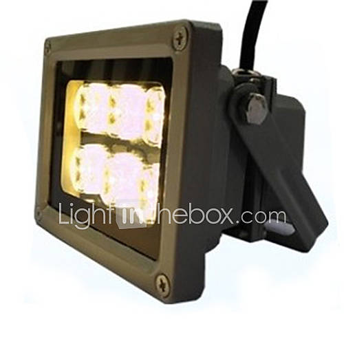 100 240V 6W LED white outdoor waterproof flood light