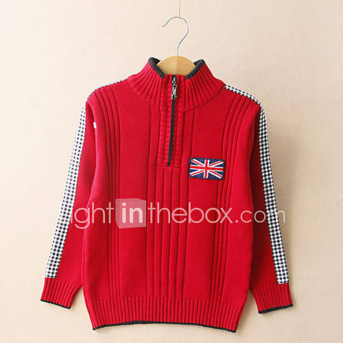 Boys Casural Personality Zipper Sweaters