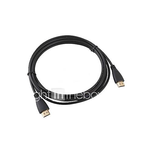 Ultra Thin 24K Gold Plated HDMI 1.4 Male To Male Connection Cable (3m Length)