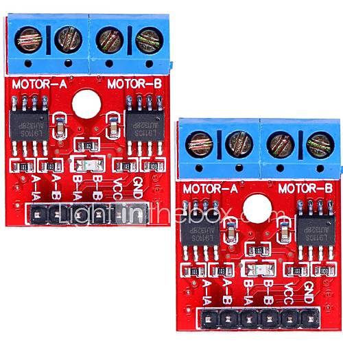 L9110 Dual Channel H Bridge Motor Driver Module for Arduino   Red (2PCS)