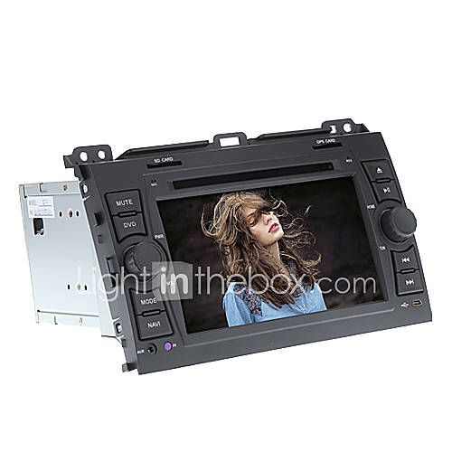 7Inch 2 DIN In Dash Car DVD Player for Toyota Prado 2002 2009 with GPS,BT,IPOD,RDS,Touch Screen,TV