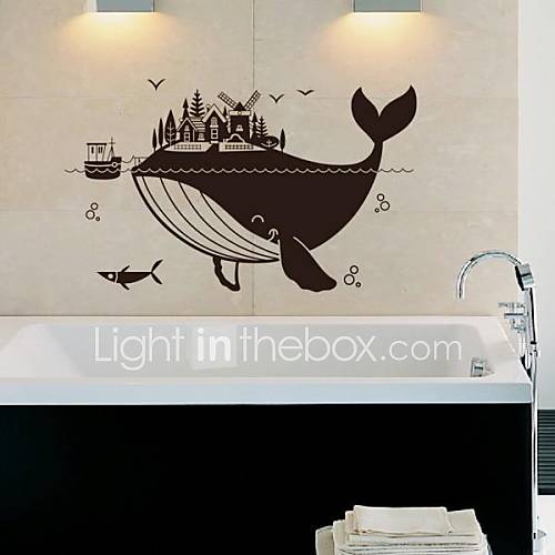 Animals Large Whale Wall Stickers