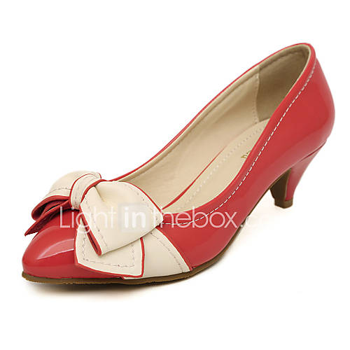 Leatherette Womens Kitten Heel Heels Pumps/Heels Shoes(More Colors)