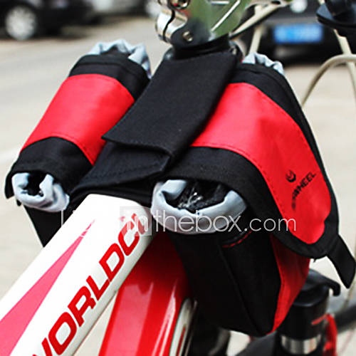 CoolChange 450D PVC Outdoor Multi Functional Red Bicycle Front Bag