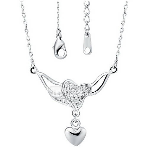 Elegant Europe Style Womens Slivery Alloy Necklace(1 Pc)