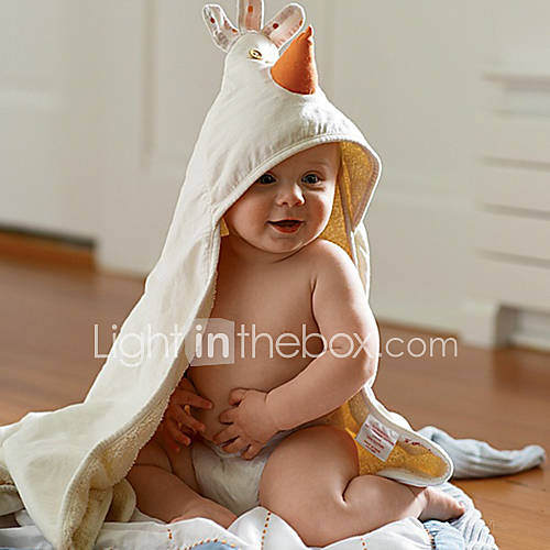 Doomagic Kids Cute Chick Towel(Cream)