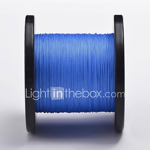 500M Marine Blue 50LB 0.40mm 22.7kg 4 Carriers 100% PE Spectra Fiber Dyneema Braided Fishing Line