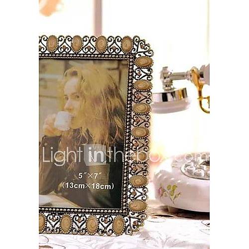 67Modern European Style Pearl Metal Picture Frame