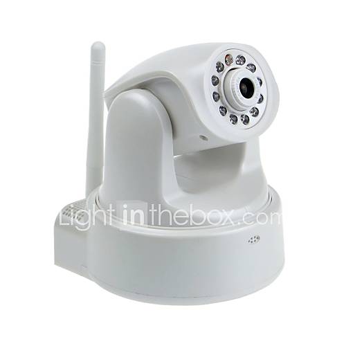 H.264 P2P 1.0MP 720P Surveillance HD Wireless IP Camera ,Wi Fi ,SD,IR Cut,11 LED,RJ45,Onvif  White