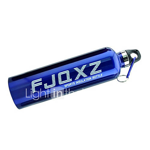 FJQXZ 750ML Aluminum Alloy Blue Cycling Bottle