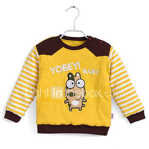 Childrens Lovely Cartoon Fleece Casual Sweatshirt