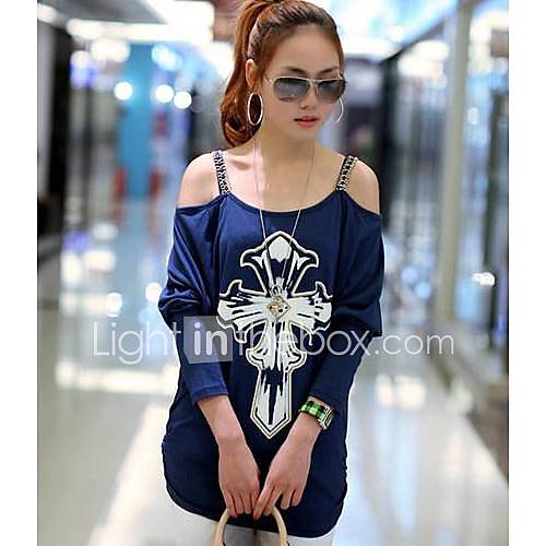 Womens Sexy Of The Shoulder Loose Blouse