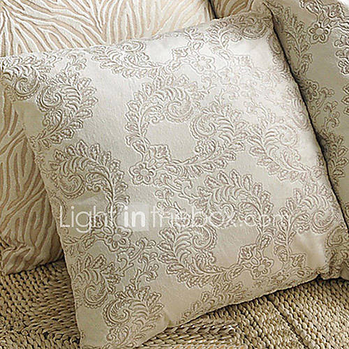 Country Ombre Flowers Pattern Decorative Pillow With Insert