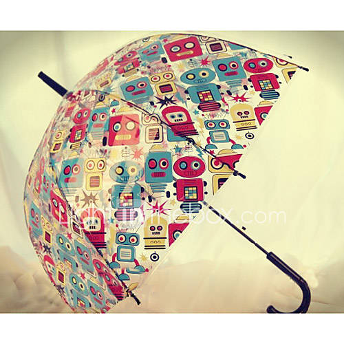 Childrens Transparent Cartoon Umbrella