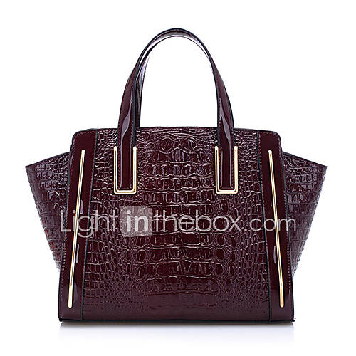 Miyue Womens Fashion Classic Crocodile Tote