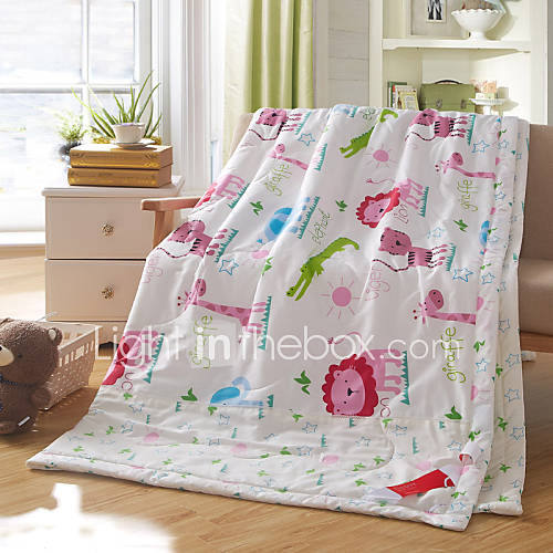 Modern Cotton Quilt Dots Cartoon Animal