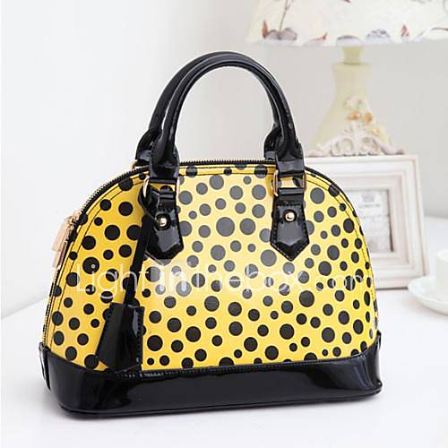 womens Sweet The Fair Maiden Spots The Glossy Tote