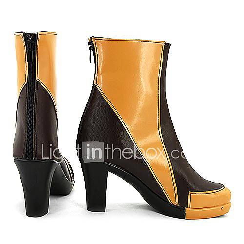 Guilty Crown LOST XMAS Carol PU Leather Cosplay High heeled Boots