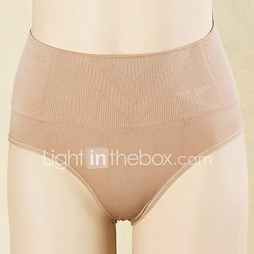 Chinlon Middle Waist Shaping Brief Panties(More Colors)