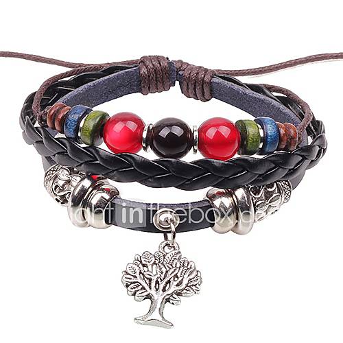 Shining Infinity Style Vintage Trees Pattern Bracelet (Screen Color)