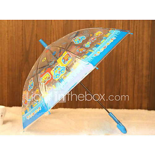 Childrens Transparent Cartoon Umbrella