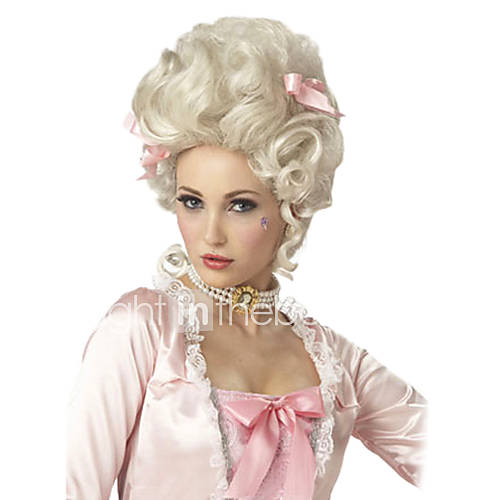 Fancy Ball Synthetic Party Wig Marie Antoinette Wig(Light Blonde)