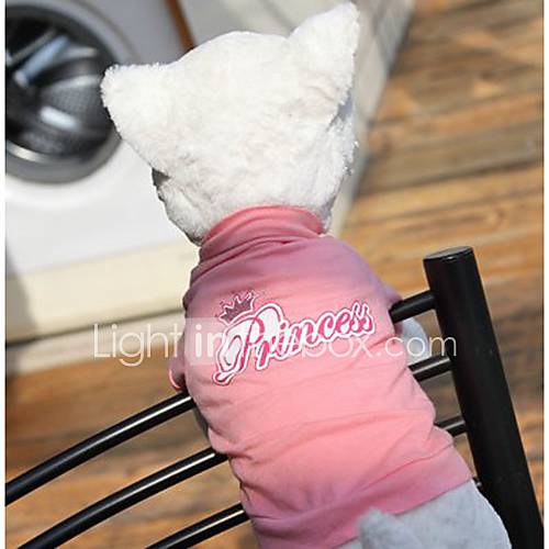 Petary Pets Cute Cartoon Pattern Cotton T Shirt For Dog