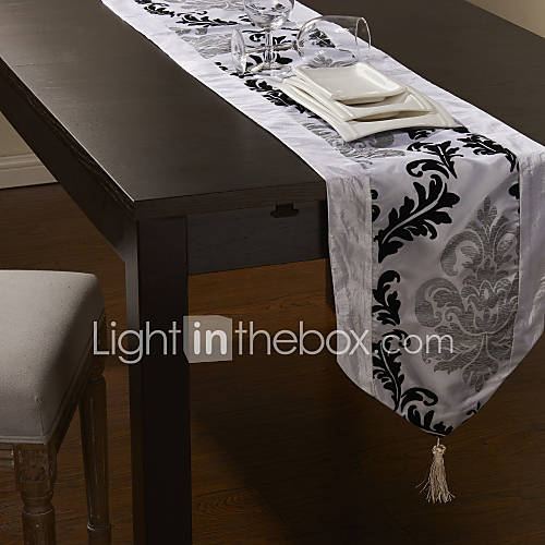 European Floral Pattern Table Runner