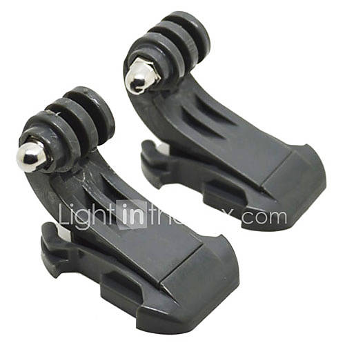 2x Vertical Surface J Hook Buckle for Gopro Hero 3/3/2/1