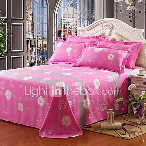 Luolaiya Enchanted Gardens Diamond Velvet Quilt(Fuchsia)