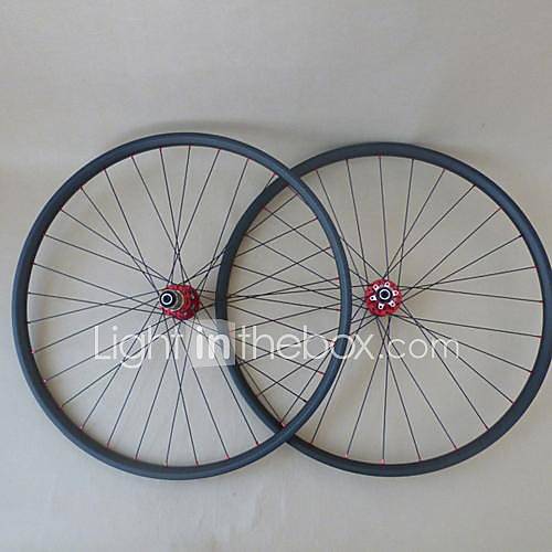 Yanbo 3k matte 20mm mtb carbon wheels 29er clincher wide 30mm with 711/712 hub