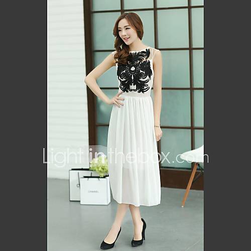 Womens Cultivate Ones Morality Chiffon Dress