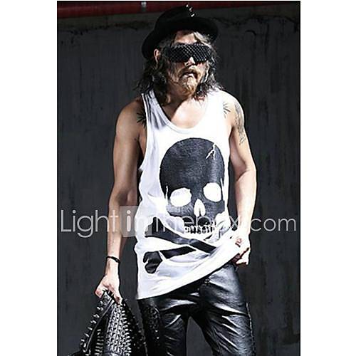 Mens Fashion Casual Sleeveless Cotton Vest